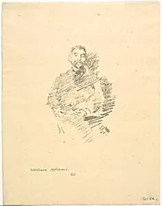 Stéphane Mallarmé by James McNeill Whistler