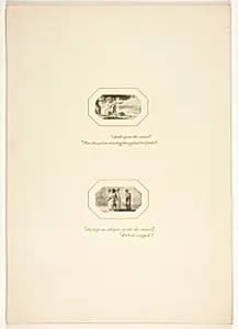 Study for a plate from The Task by Thomas Stothard