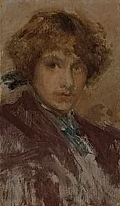 Study of a Girl's Head and Shoulders by James McNeill Whistler