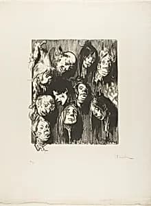 Ten Assassinations for a Penny by Théophile-Alexandre Pierre Steinlen