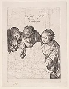 The Adoration of the Shepherds by Hendrick Goltzius
