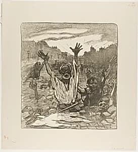 The Cry of the Streets! by Théophile-Alexandre Pierre Steinlen