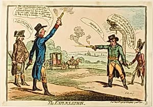 The Explanation by James Gillray
