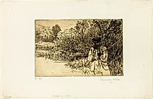 The Fisherman by Francis Seymour Haden