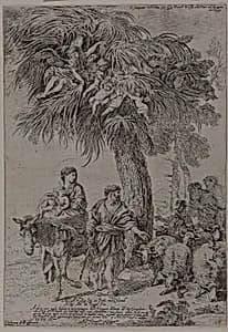 The Flight into Egypt by Giovanni Benedetto Castiglione