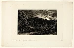 The Herdsman by Samuel Palmer