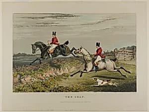 The Leap, from the series Fox Hunting by Charles Bentley
