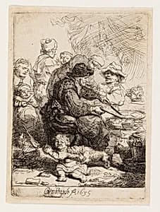 The Pancake Woman by Rembrandt van Rijn