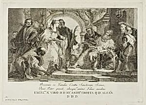 The Patron Saints of the Crotta Family by Giovanni Domenico Tiepolo
