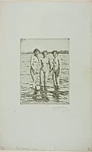 The Three Graces by Anders Zorn