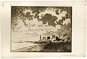 The Tracks, Chicago by Joseph Pennell