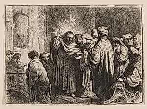 The Tribute Money by Rembrandt van Rijn