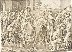 The Triumph of Mordecai by Lucas van Leyden