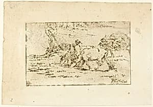 The Two Cows by Jean François Millet