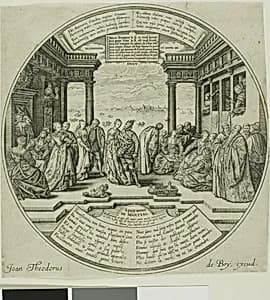 The Venetian Wedding by Johann Theodor de Bry