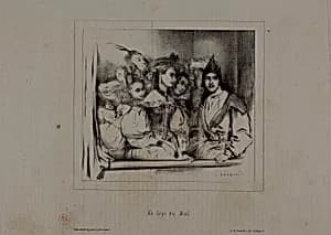 Theatre-Box at the Ball by Paul Gavarni