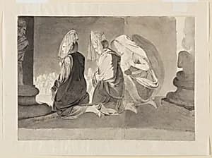 Three Kneeling Women