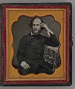 Untitled (Portrait of Man) by George D. Hamilton