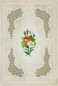 Untitled Valentine (Red and White Flowers) by Unknown