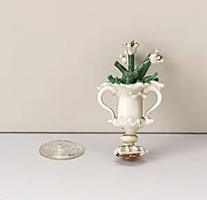 Urn with Flowers by Unknown