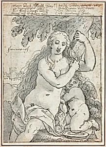 Venus & Cupid by Melchior Heinrich