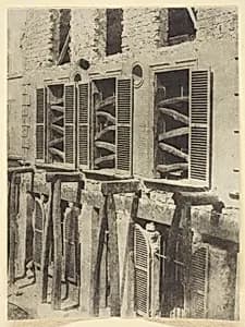 Vieille Maison en Restauration by Hippolyte Bayard