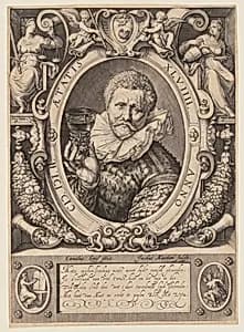 Vincent Jacobsz. Coster, wine merchant by Jacob Matham