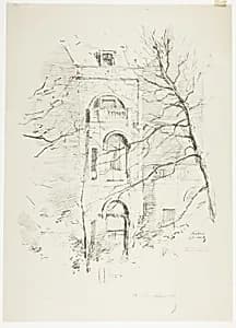 Winter, A House in Green Park by Theodore Roussel