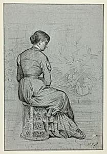 Woman Seated on a Tabouret