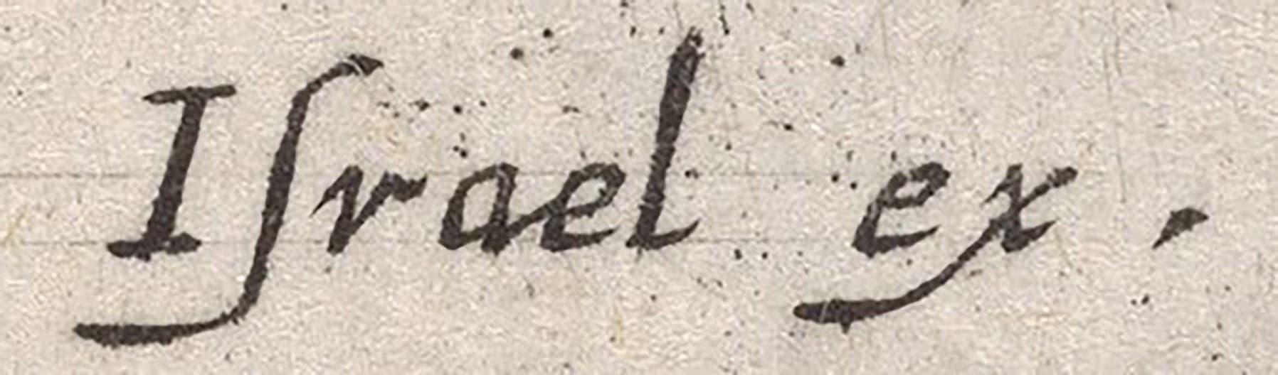 Portrait of Henriet, Israël