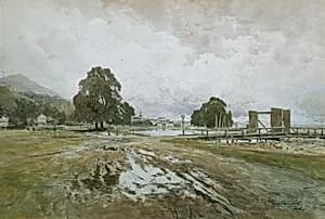 Am Holzrechen by Eduard Peithner von Lichtenfels