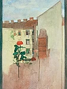 Blick aus dem Fenster by Josef Wawra