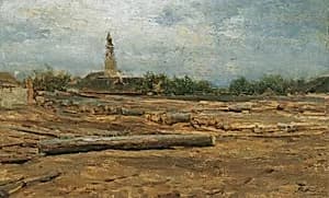 Holzplatz bei Szolnok