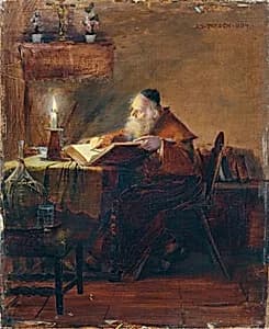 Lesender Eremit