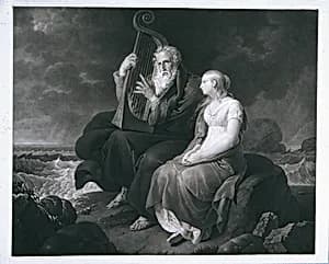 Ossian und Malvina by Ignaz Rungaldier