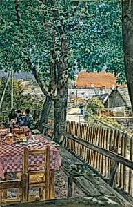 Wirtshausgarten by Rudolf Bernt