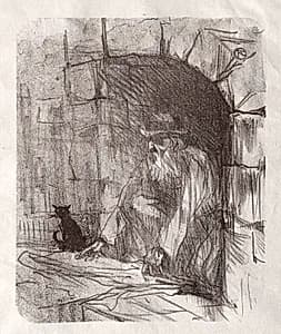 A Basement Shop in Cracow by Henri de Toulouse-Lautrec (French, 1864–1901)