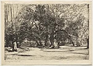 A By-Road in Tipperary by Francis Seymour Haden (British, 1818–1910)