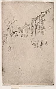 A Fragment of Piccadilly by James McNeill Whistler (American, 1834–1903)