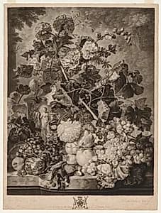 A Fruit Piece by Richard Earlom (British, 1743–1822)