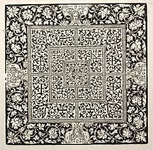 A gaming board by Peter Flötner (German, 1485–1546)