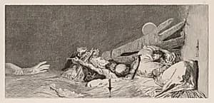 A Glove:  Anxieties by Max Klinger (German, 1857–1920)