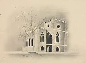 A Gothic Church by Moonlight by Mary Altha Nims (American, 1817–1907)