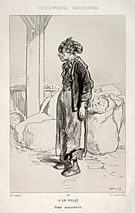 À la Halle by Paul Gavarni (French, 1804–1866)