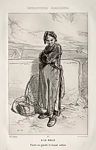 À la Halle by Paul Gavarni (French, 1804–1866)