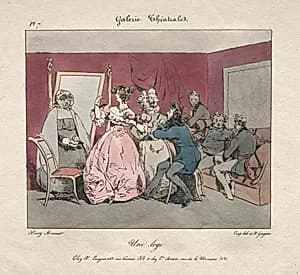 A Loge by Henry Bonaventure Monnier (French, 1805–1877)