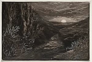 A Moorland Stream by Francis Seymour Haden (British, 1818–1910)