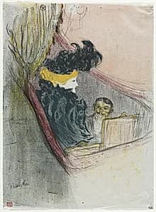 A Princely Idyl, Clara Ward by Henri de Toulouse-Lautrec (French, 1864–1901)