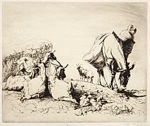 A Roadside in Spain by Henry Keller (American, 1869–1949)