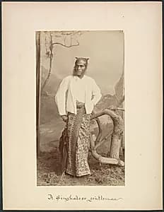 A Sinhalese Gentleman by Unknown Artist